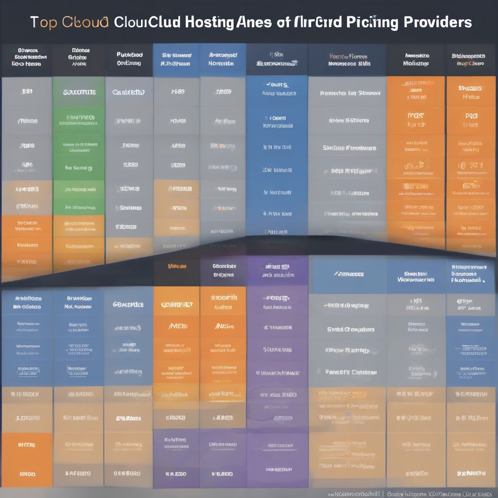 cloud hosting comparison chart